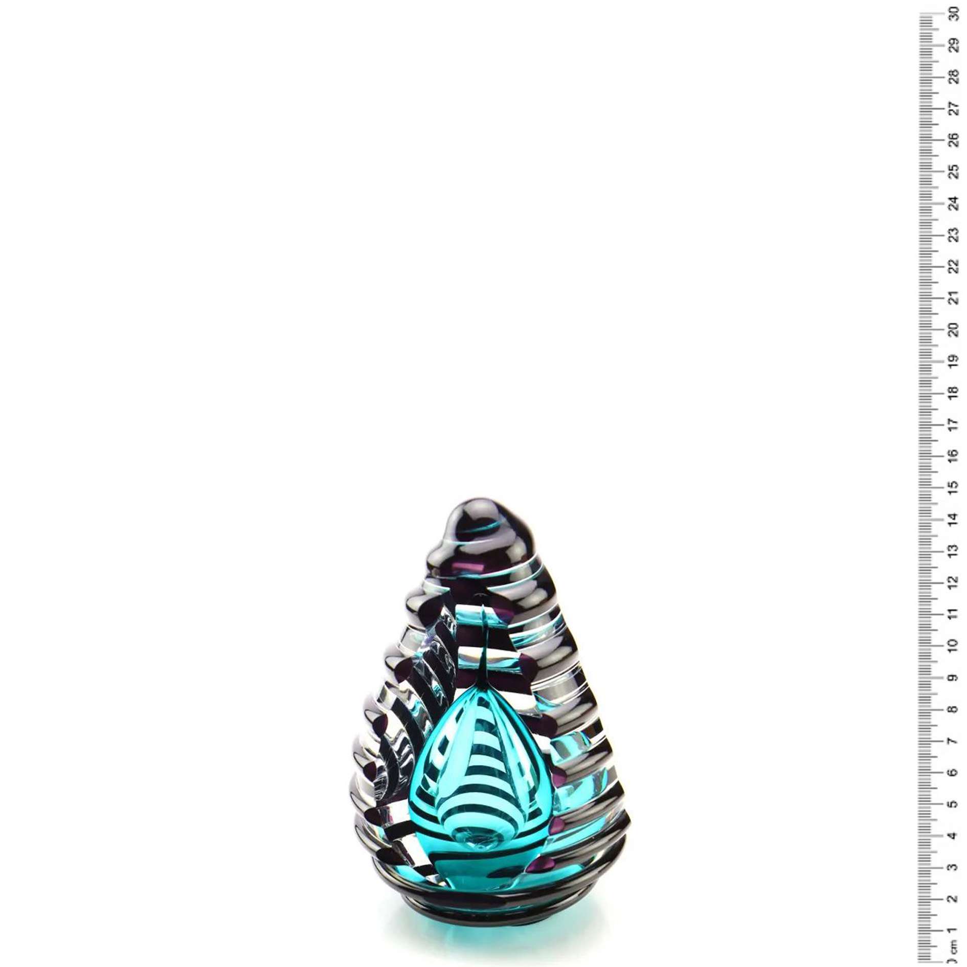 Glazen urn - Premium Eturnal blauw - 0,07 Liter - Afbeelding 2