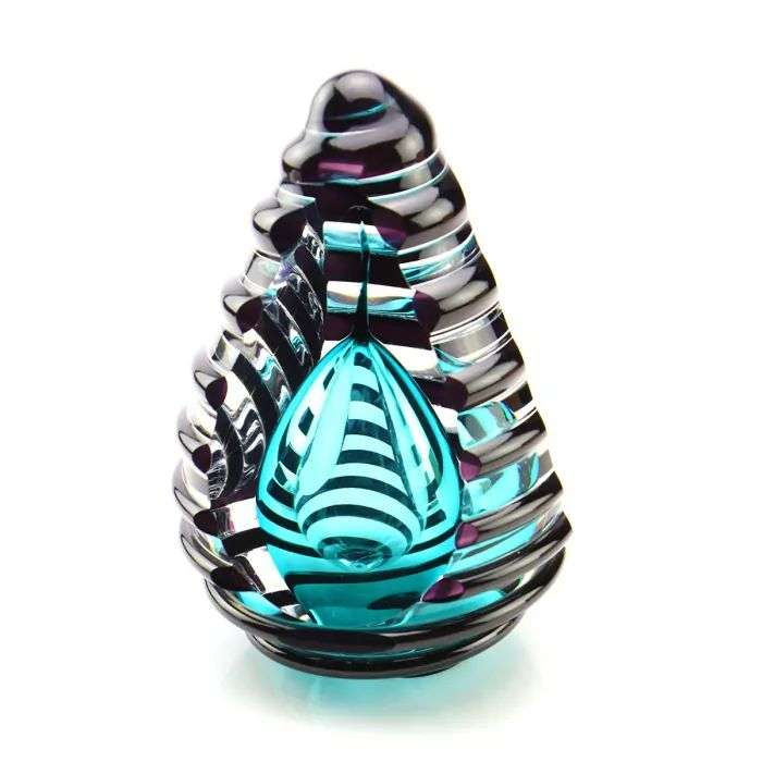 Glazen urn - Premium Eturnal blauw - 0,07 Liter - Afbeelding 5