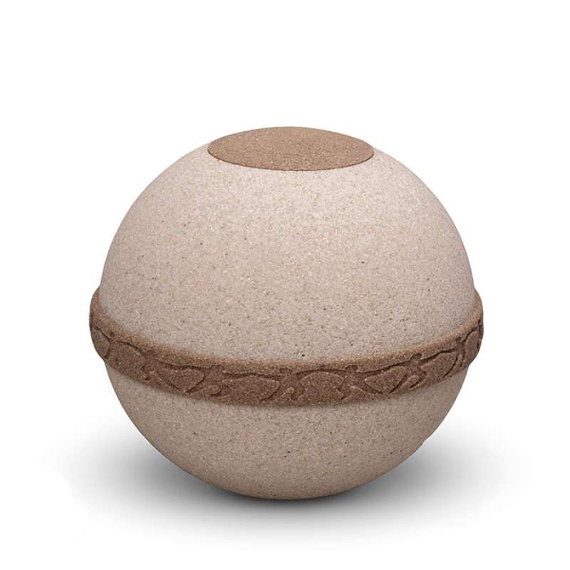 Biologische urn - Cuarzo Organisch groot - 3 Liter