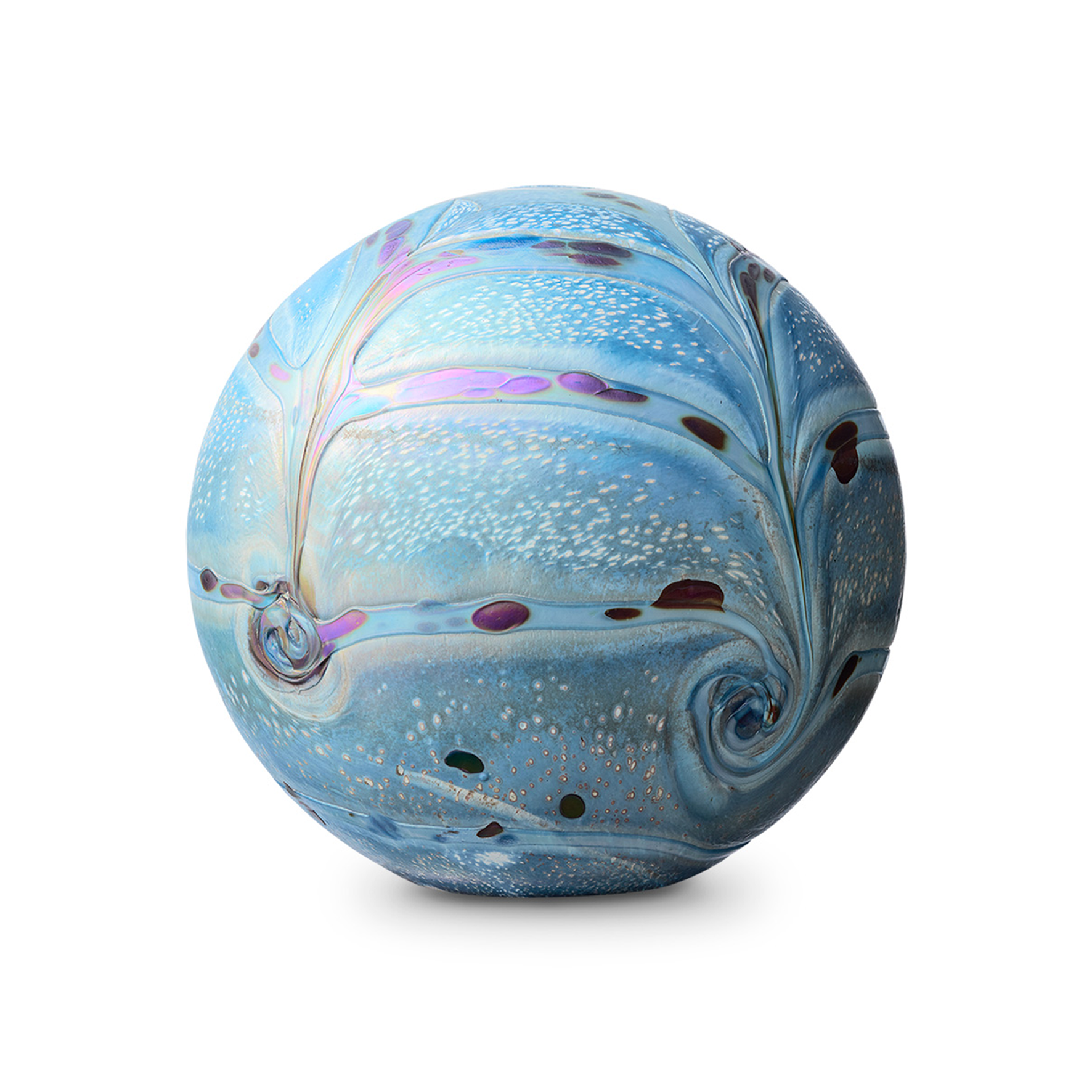 Glazen urn - Elan Sea Blue groot - 4 Liter