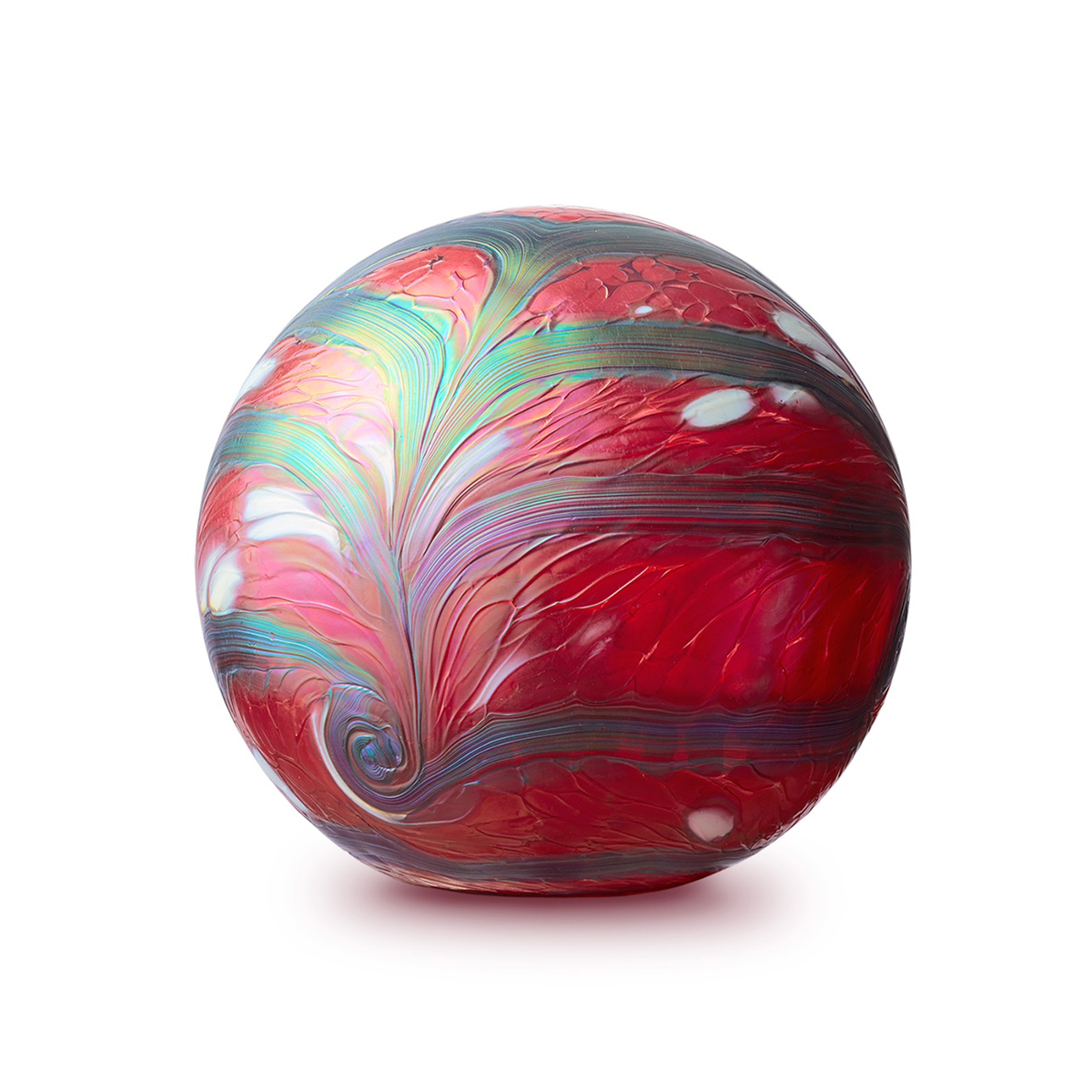 Glazen urn - Elan Red groot - 4 Liter