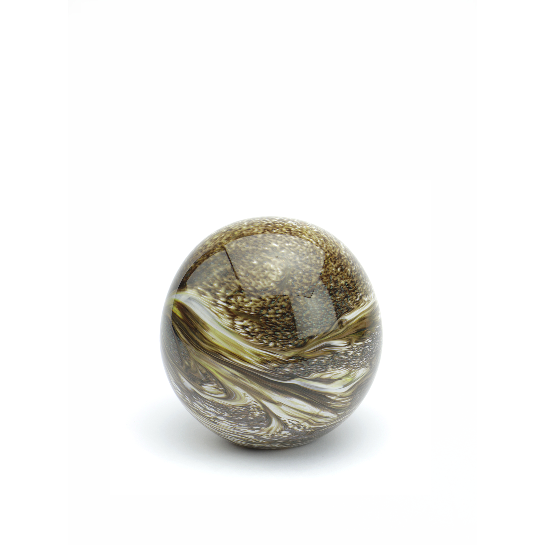 Glazen urn - Elan Marble aarde medium - 0,50 Liter