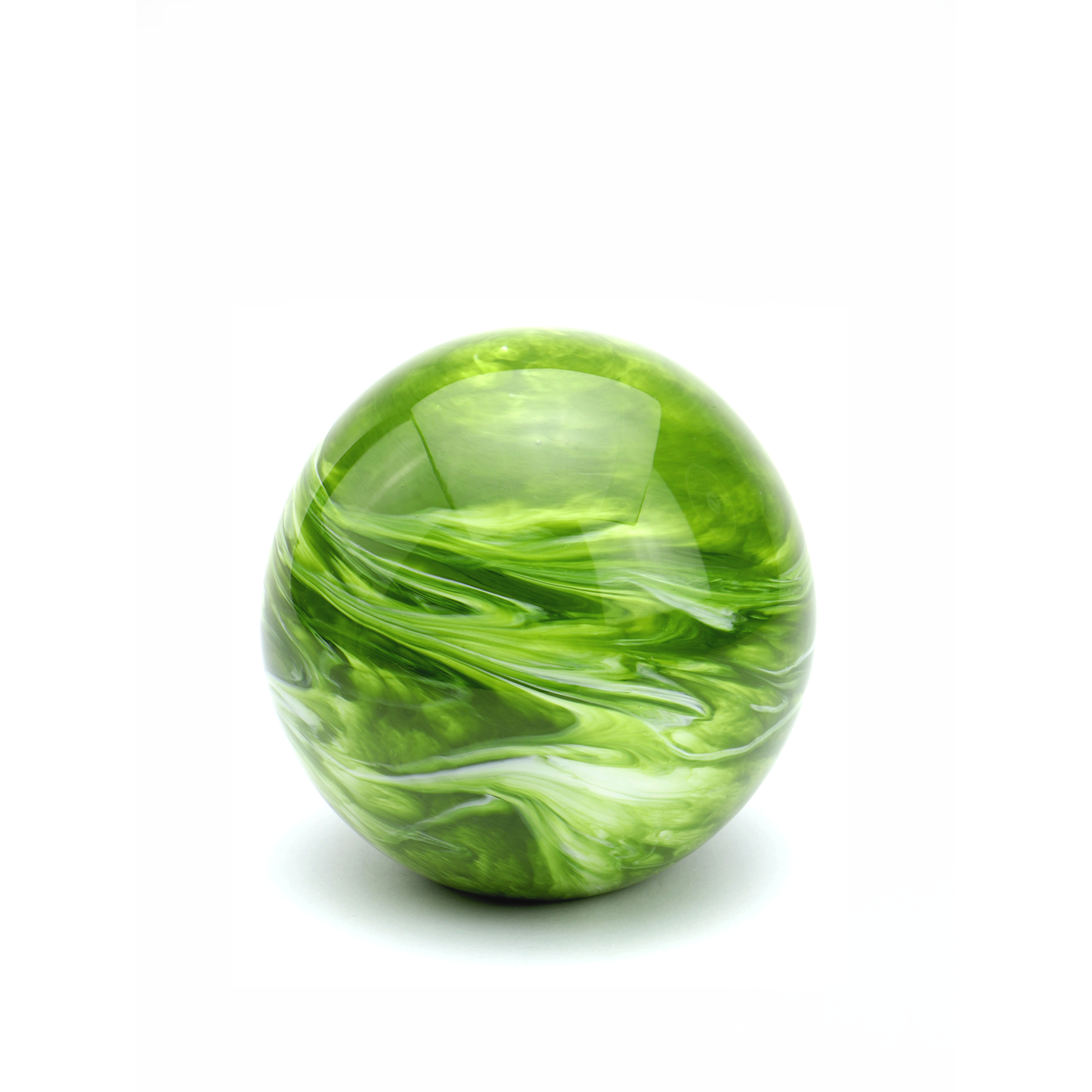 Glazen urn - Elan Marble groen groot - 1,50 Liter