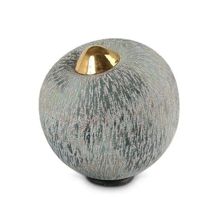 Keramische urn - Balance Cone blauw groot - 3,50 Liter