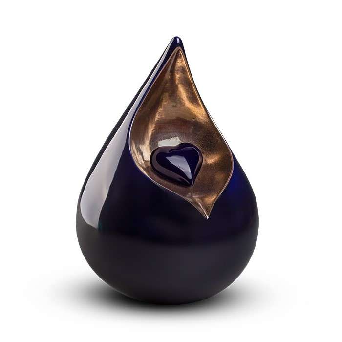 keramische-druppel-urn-donkerblauw-asdruppelurn-hartje