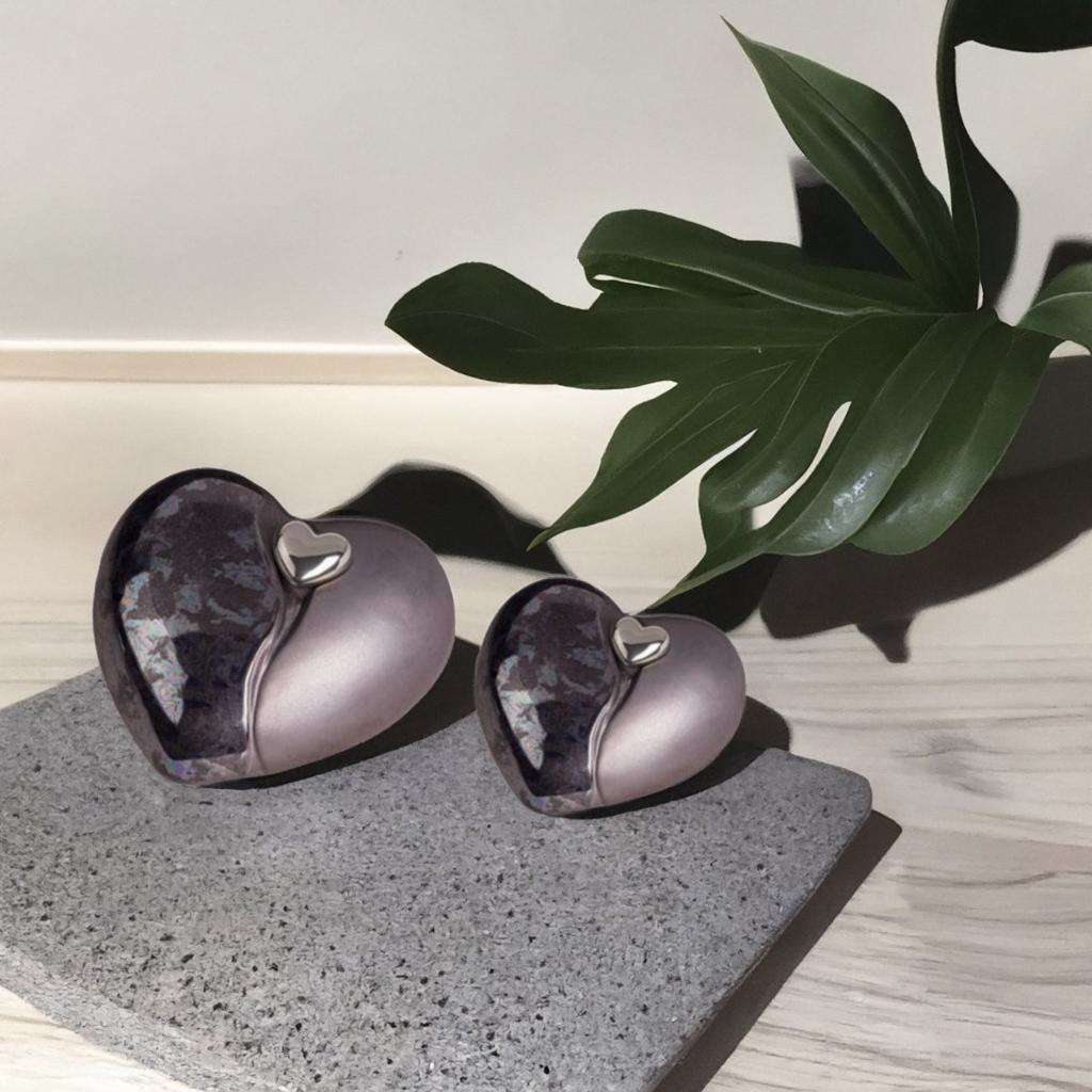 Keramische urn - Mastaba Ceramika hart oliekleur klein - 1,40 Liter - Afbeelding 5