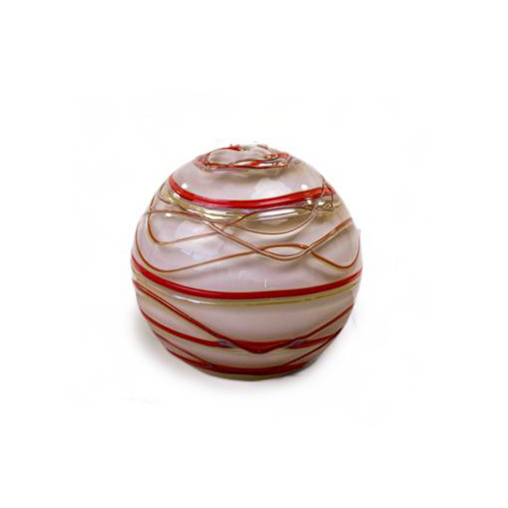 Glazen urn - Spiral bol medium - 1 Liter