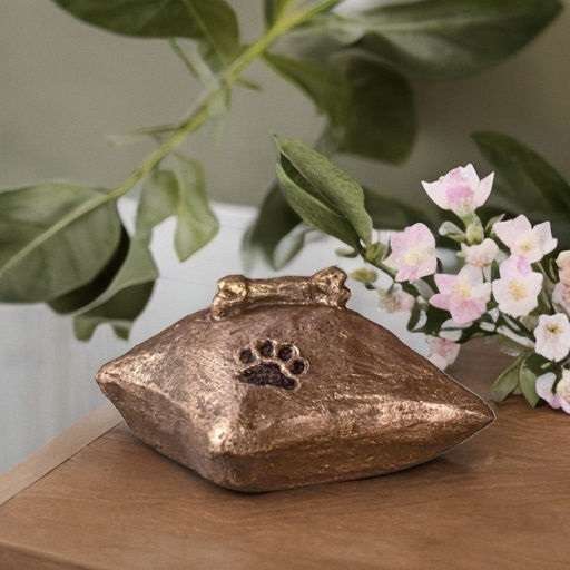 Keramische dierenurn - Troost kluifbot brons - 0,10 Liter - Afbeelding 3