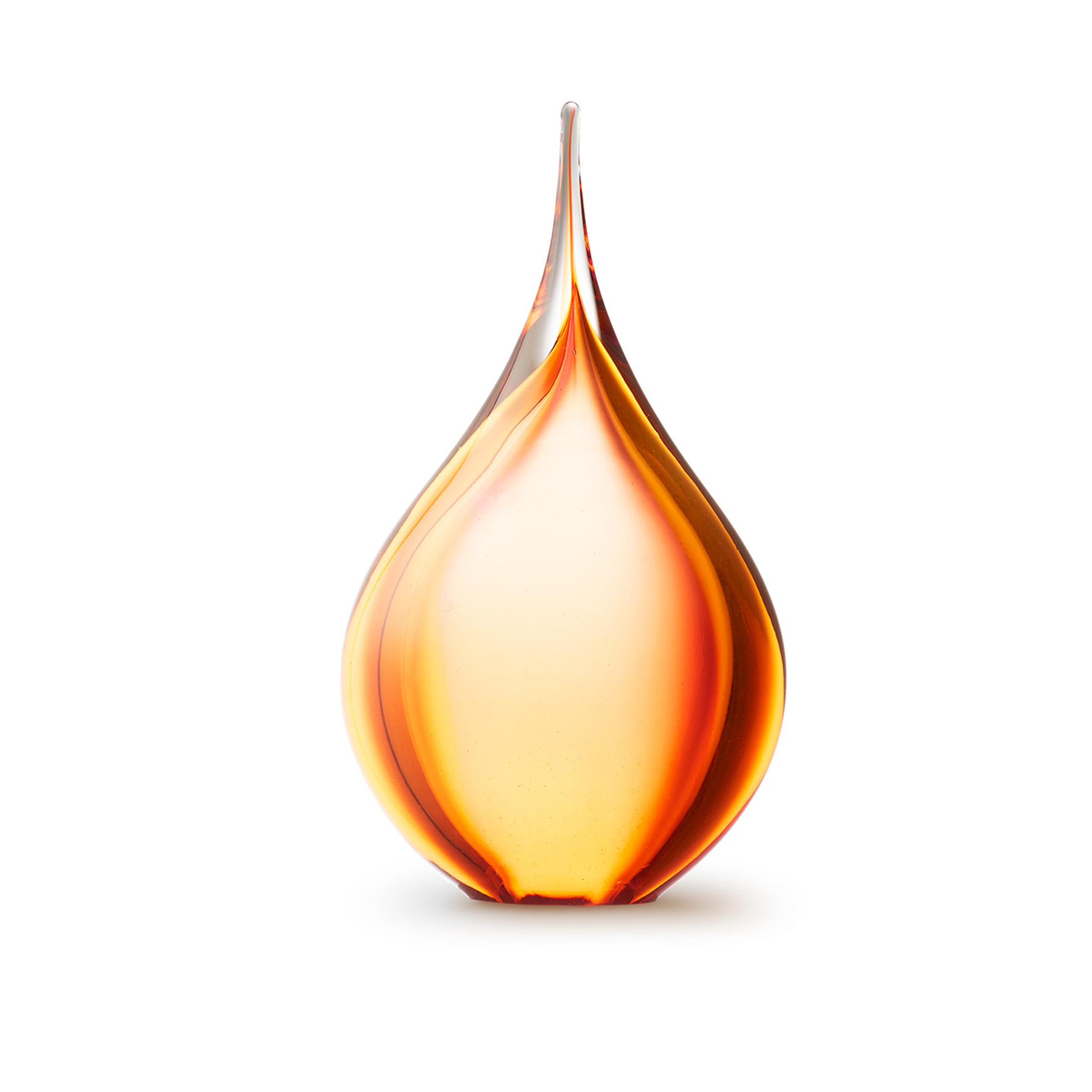 Druppel urn roze goud