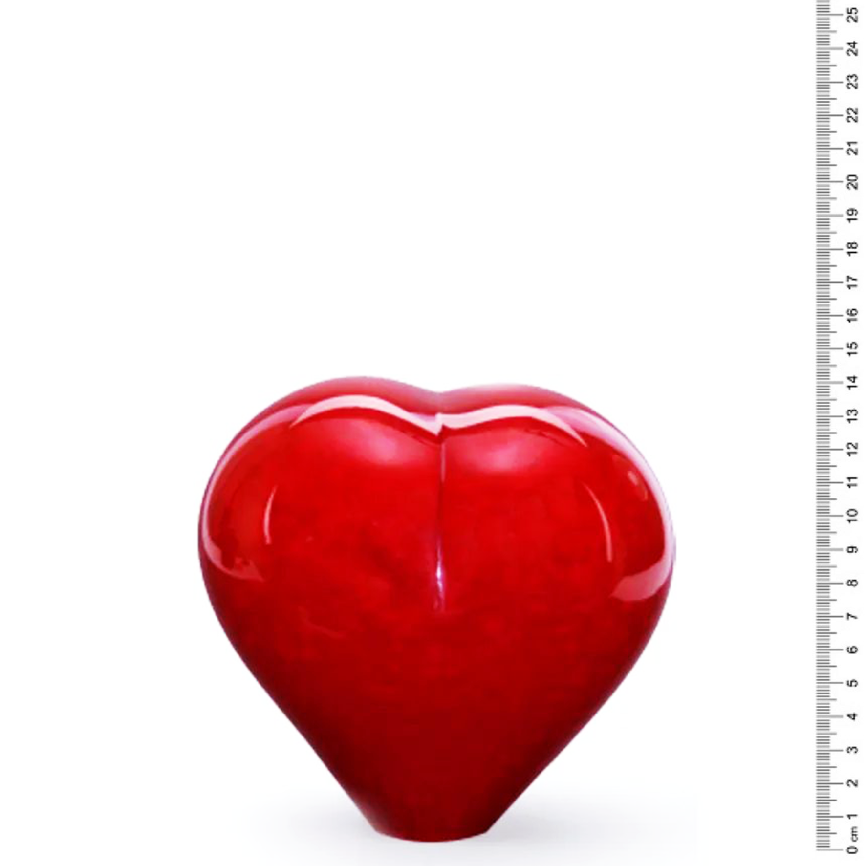 Glazen urn - Memorie Hart rood klein - 0,45 Liter - Afbeelding 6
