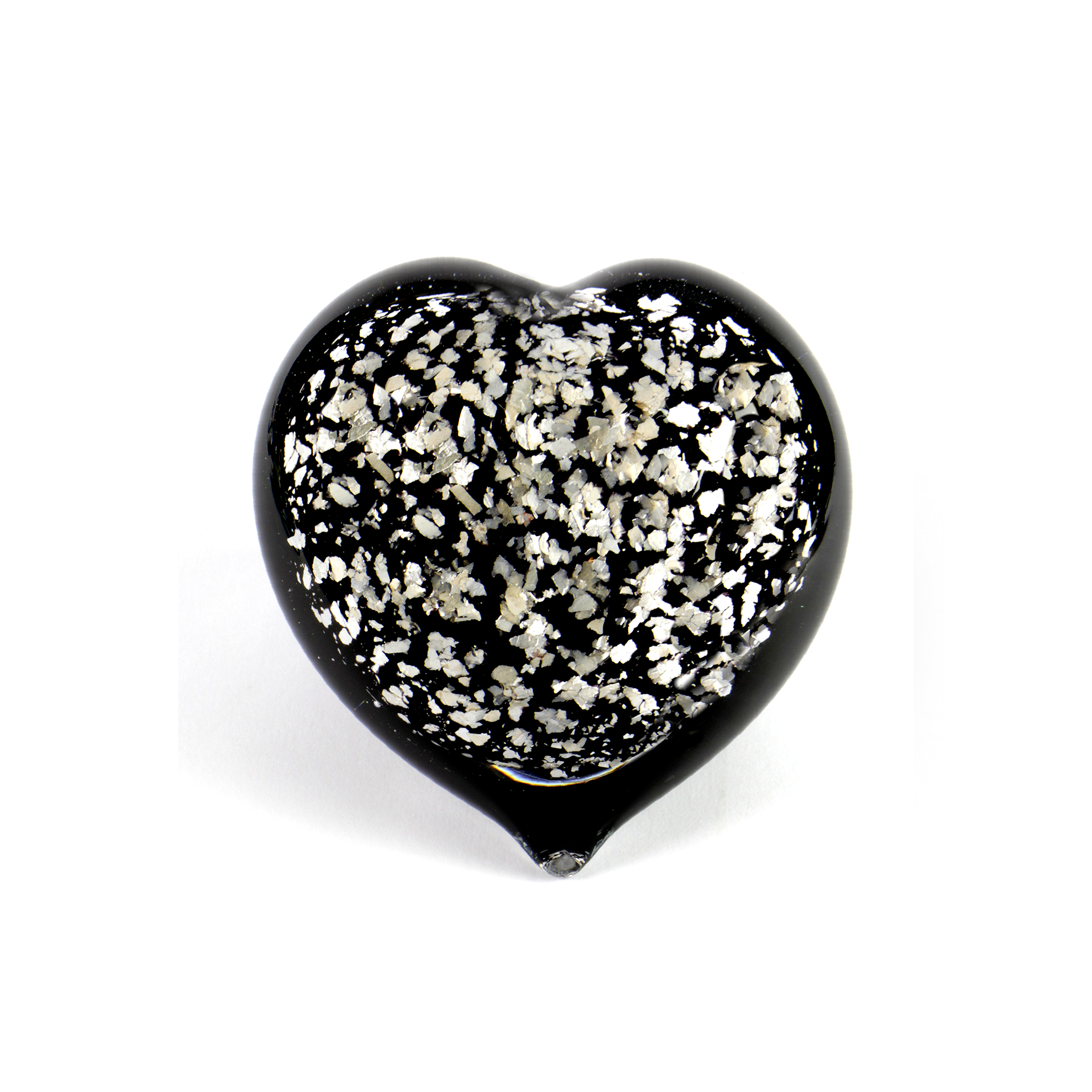 hart urn zwart zilver urn