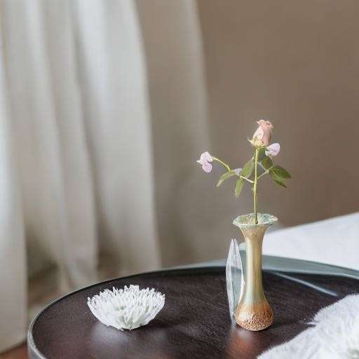 Glazen urn - Memorie Vaasje turquoise/beige - 0,04 Liter - Afbeelding 2