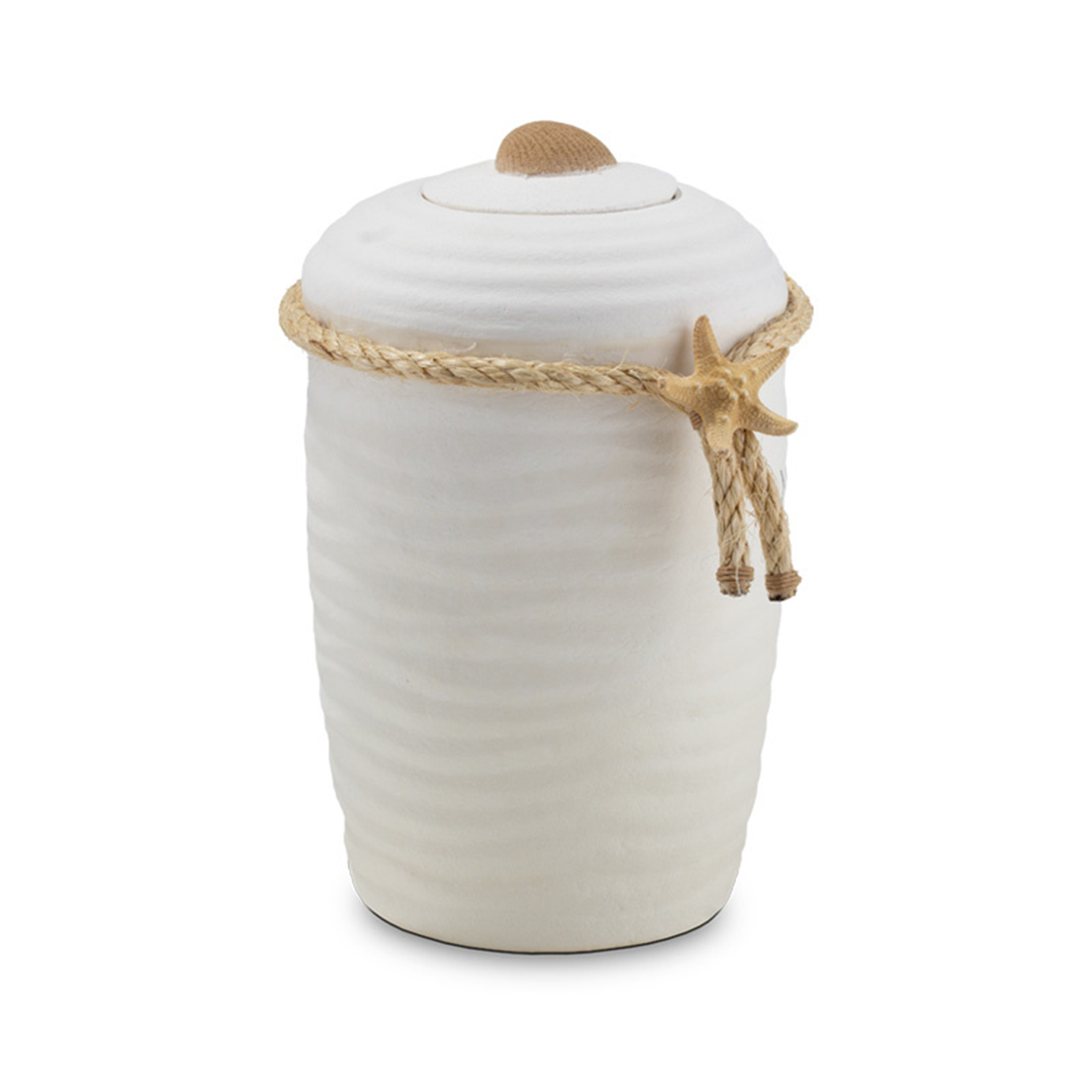 Biologische urn - Riviera wit - 3,80 Liter