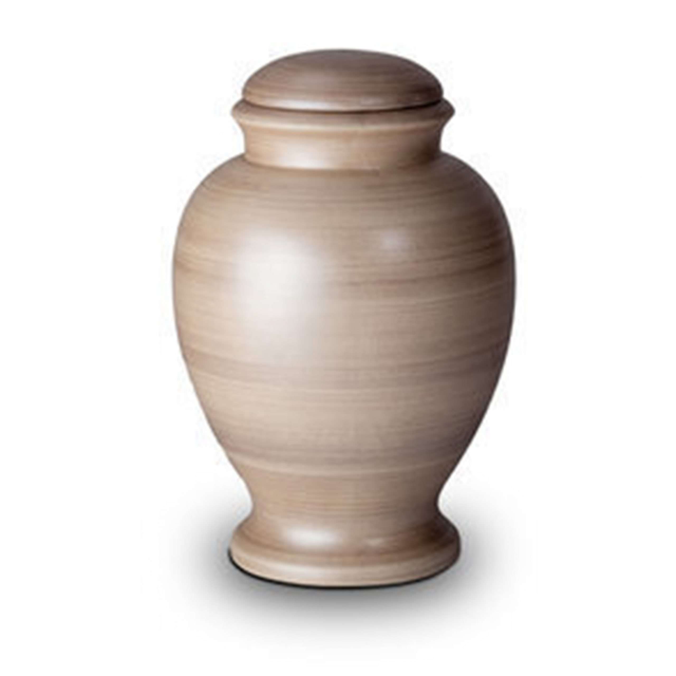 biologische urn licht bruin begraaf urn