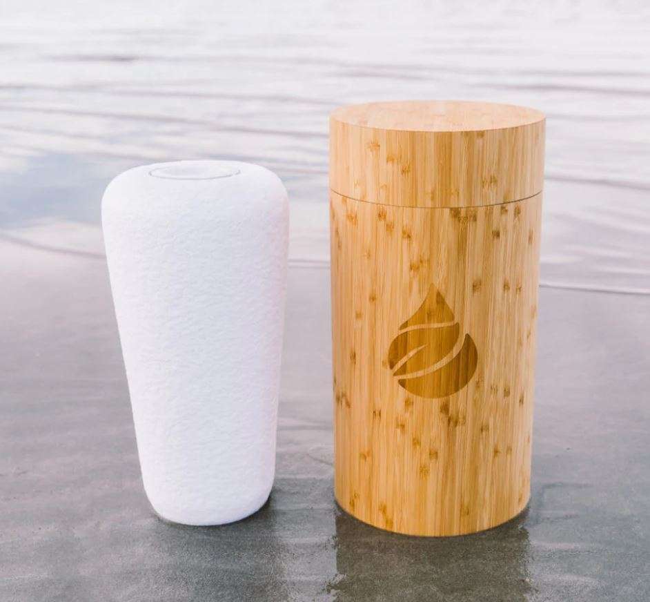 Biologische urn - Eco Water™ wit - 3,80 Liter - Afbeelding 4