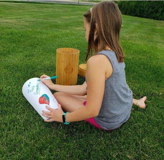 Biologische urn - Eco Water™ wit - 3,80 Liter - Afbeelding 6