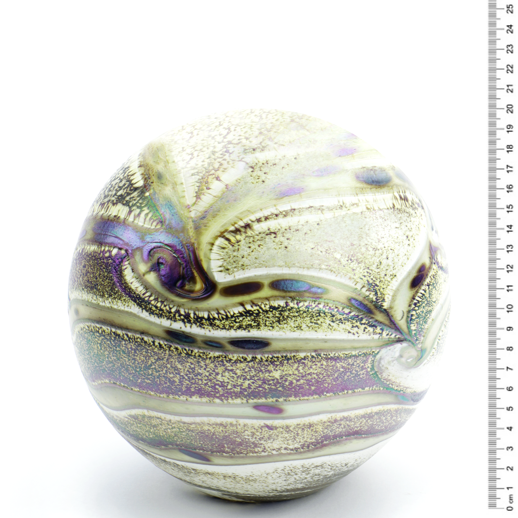 Glazen urn - Elan Ivory groot - 4 Liter - Afbeelding 3