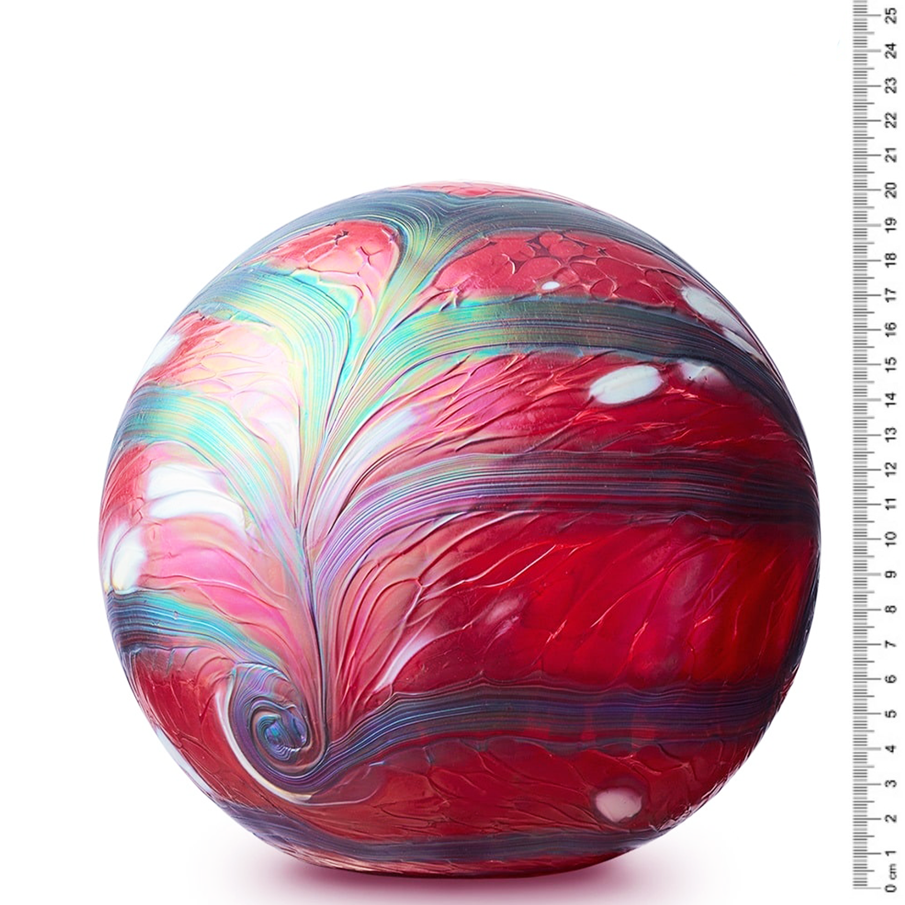 Glazen urn - Elan Red groot - 4 Liter - Afbeelding 4