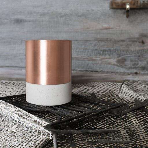 Koperen urn - Cilinder asbus - 3,70 Liter - Afbeelding 4