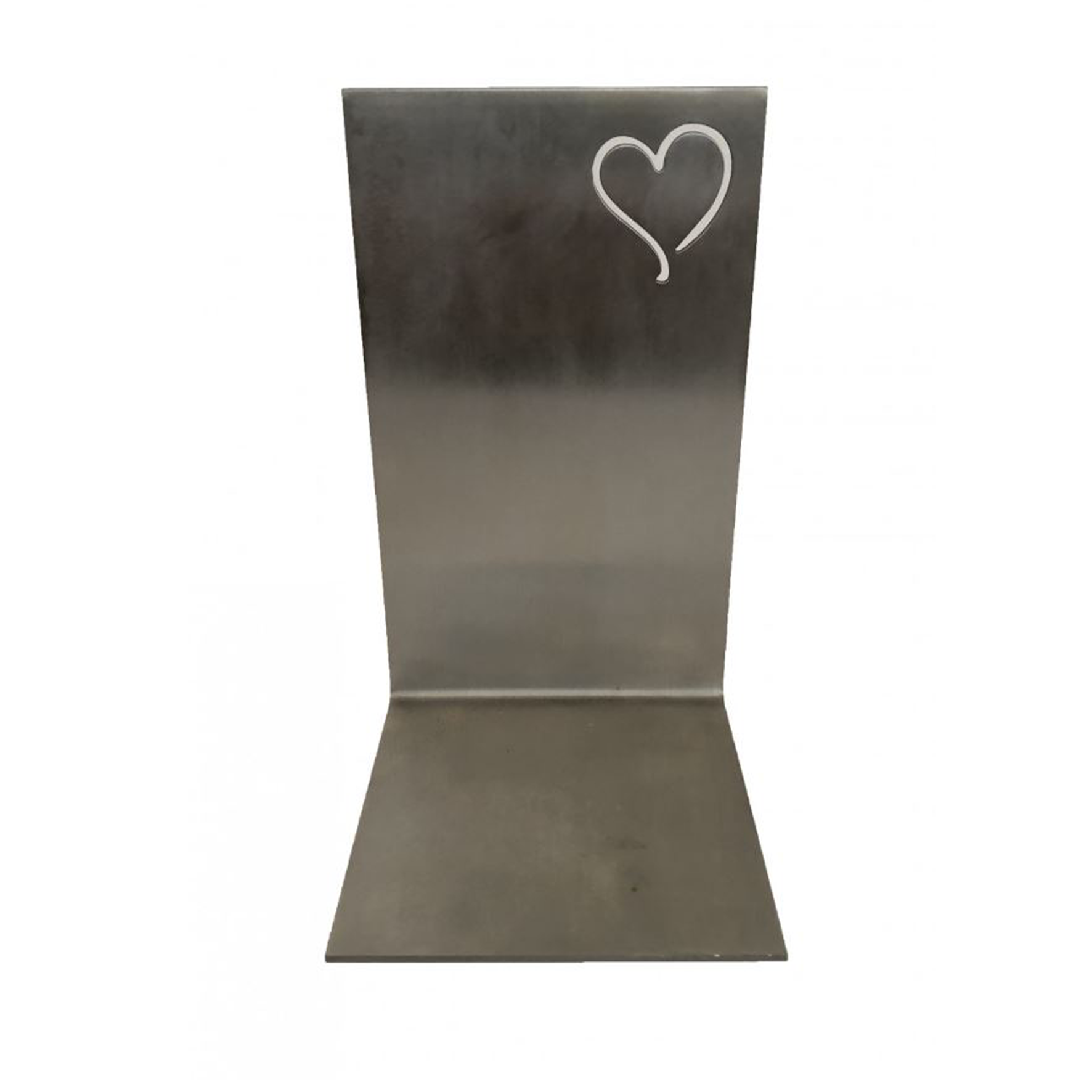Urnhouder - Geborsteld RVS met hartje