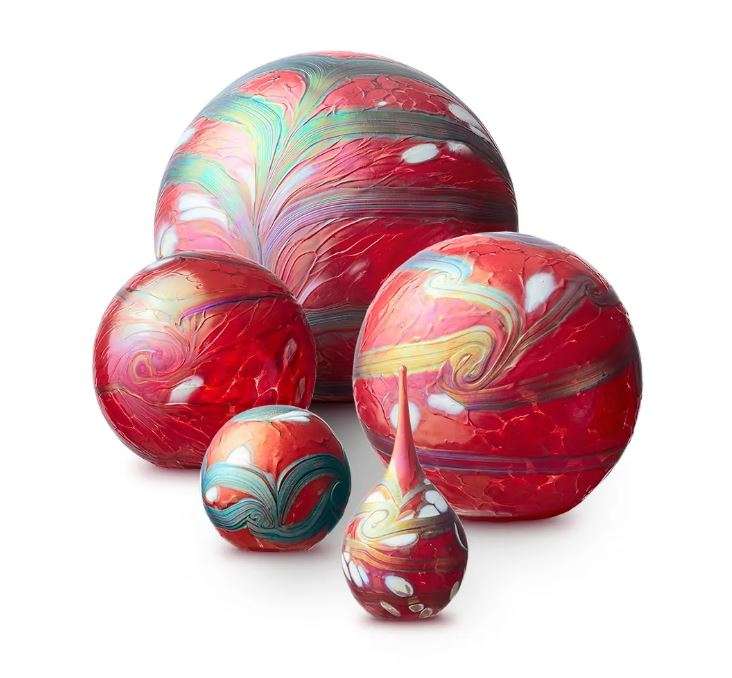 Glazen urn - Elan Red groot - 4 Liter - Afbeelding 5