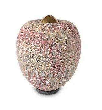 Keramische urn - Balance Cone regenboogkleuren groot - 3,50 Liter - Afbeelding 2