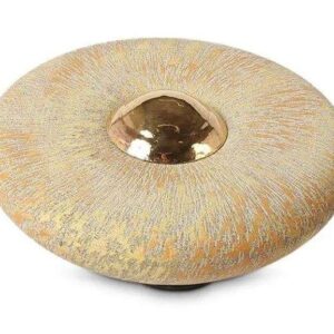 Keramische urn - Balance Disk geel groot - 4 Liter