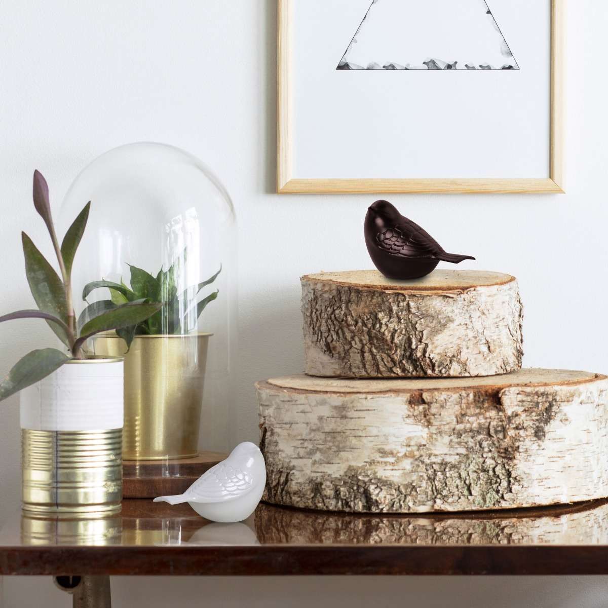 Metalen urn - Terrybear Songbird wit - 0,10 liter - Afbeelding 2