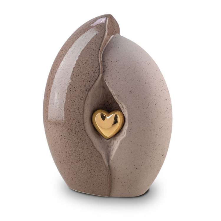 Keramische urn - Mastaba Ceramika bruin groot - 3,80 Liter