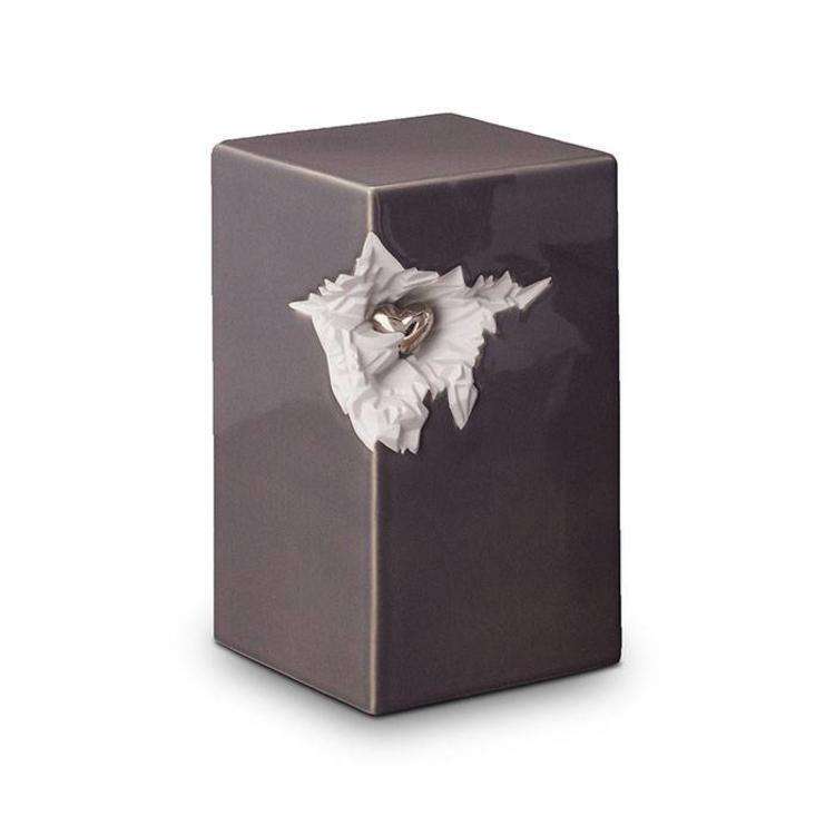 Keramische urn - Mastaba Ceramika blok grijs groot - 5 Liter