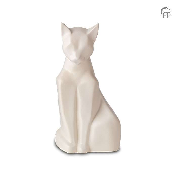 Keramische dierenurn - Mastaba Ceramika kat matwit - 0,60 Liter