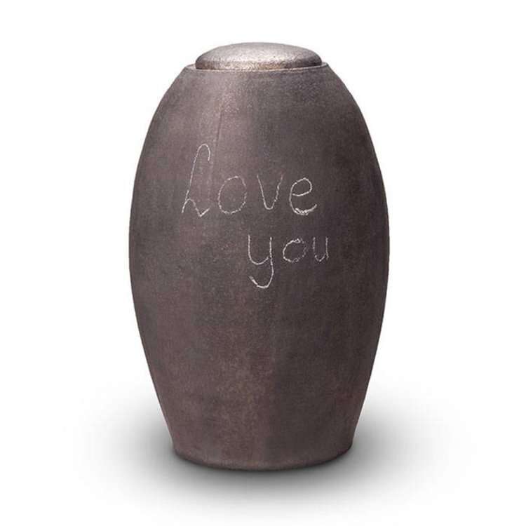 Keramische urn - Pottery Bonny My Feelings antraciet - 4,70 Liter