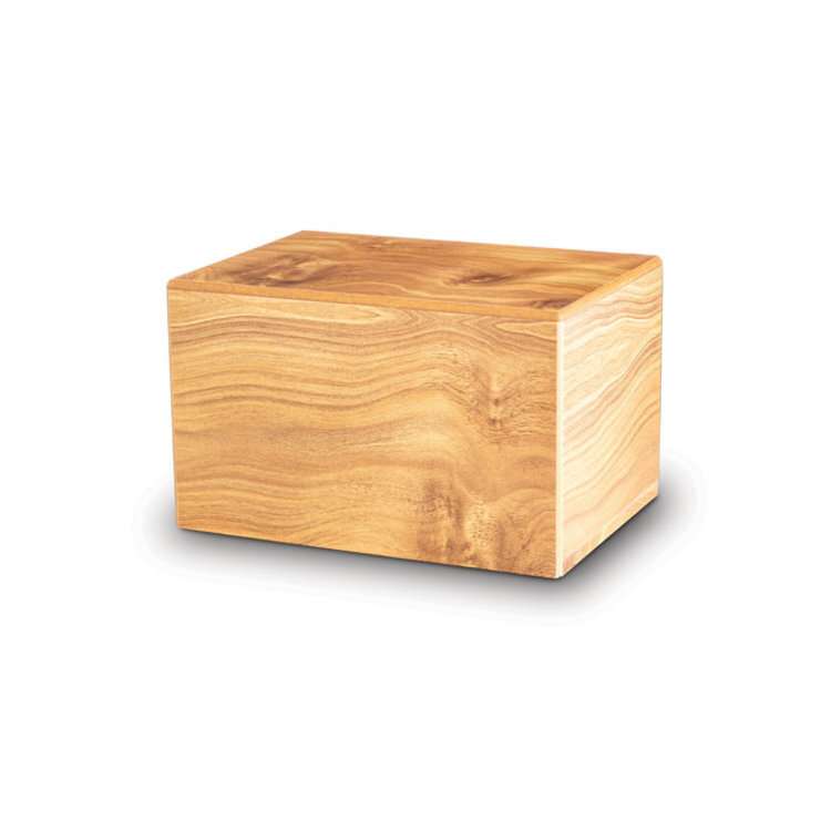houten urn eiken