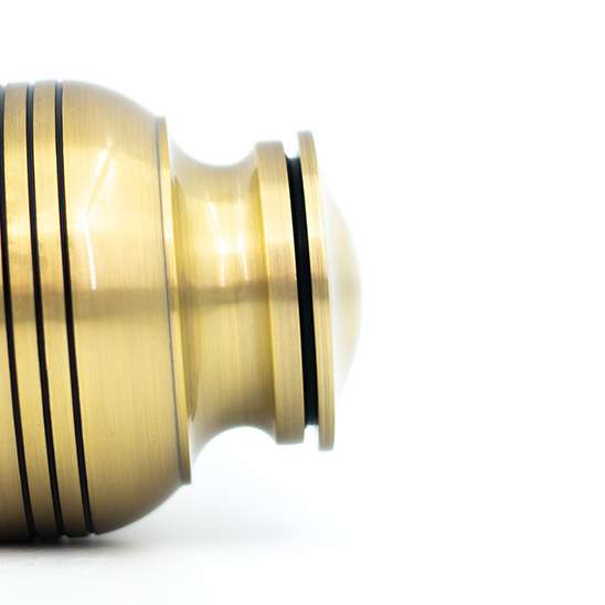 Metalen urn - Vlinder grijs/zilver groot - 3,20 Liter - Afbeelding 5