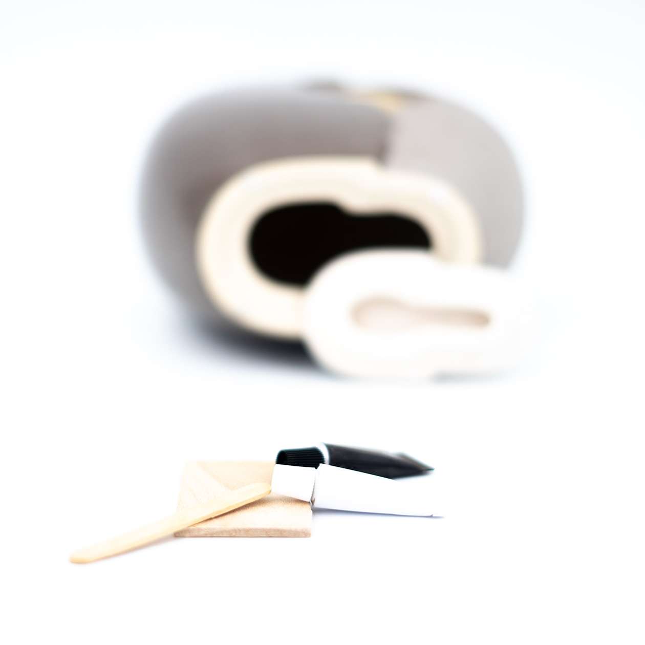 Keramische urn - Mastaba Ceramika wit met gouden hart klein - 0,80 Liter - Afbeelding 8