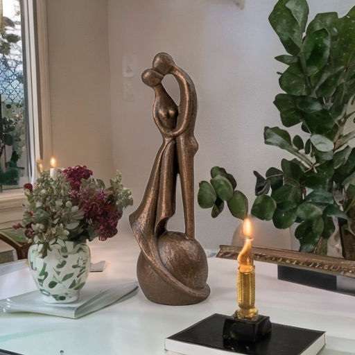 Keramische urn - I Loved and Lost You brons - 0,40 Liter - Afbeelding 4